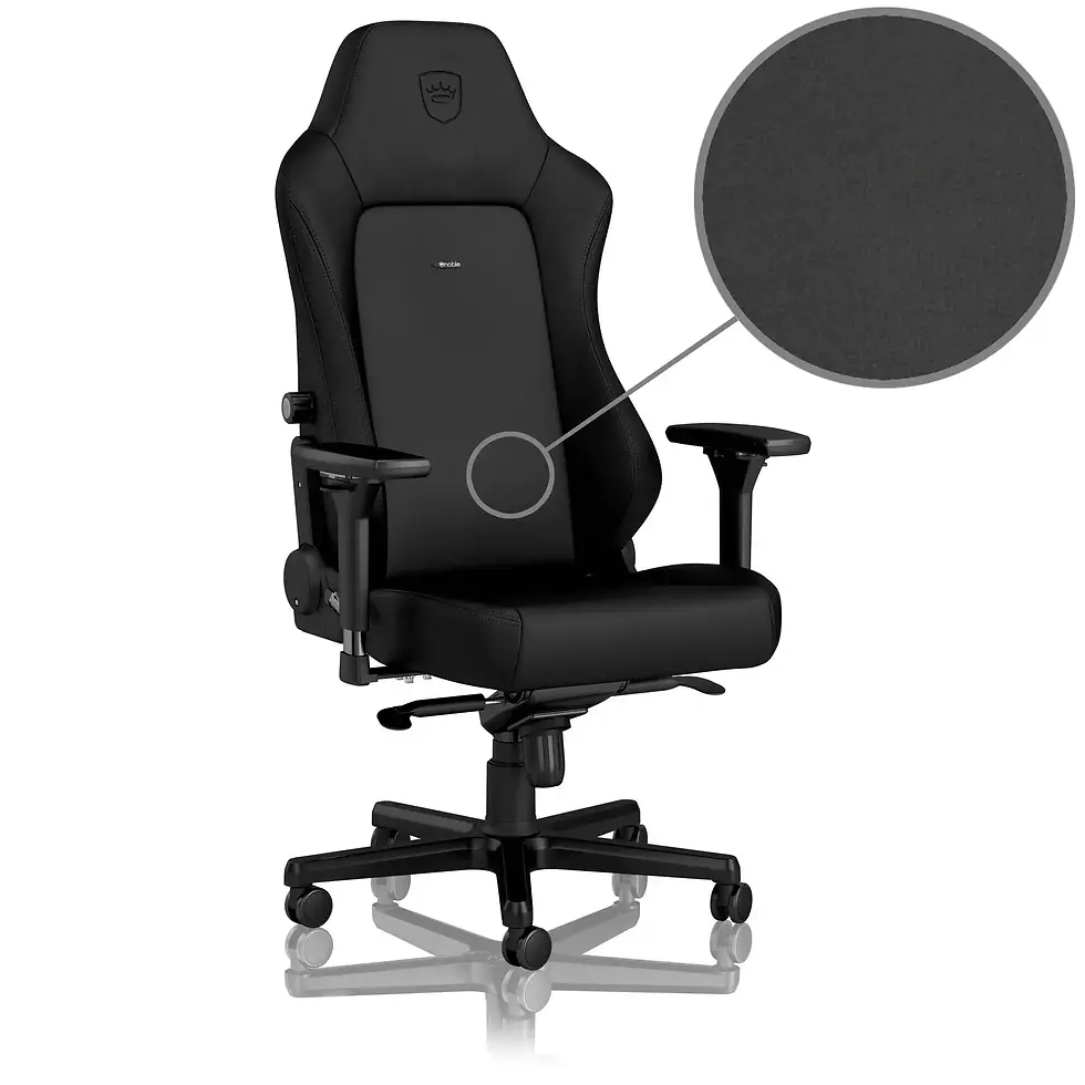 Thumbnail: noblechairs hero premium gaming chair pu leather