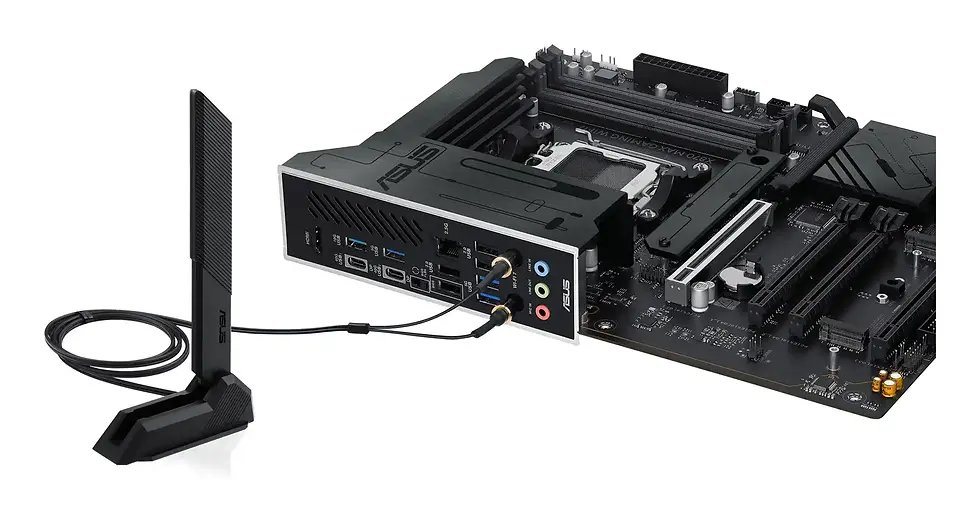 Miniatyrbild: ASUS X870 MAX GAMING WIFI7 AMD X870 Socket AM5 ATX motherboard