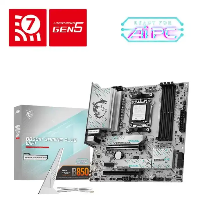 MSI B850M GAMING PLUS WIFI AMD motherboard