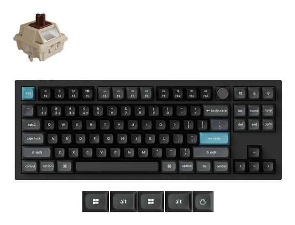 Thumbnail: Keychron Q3 Ultra Black mechanical keyboard