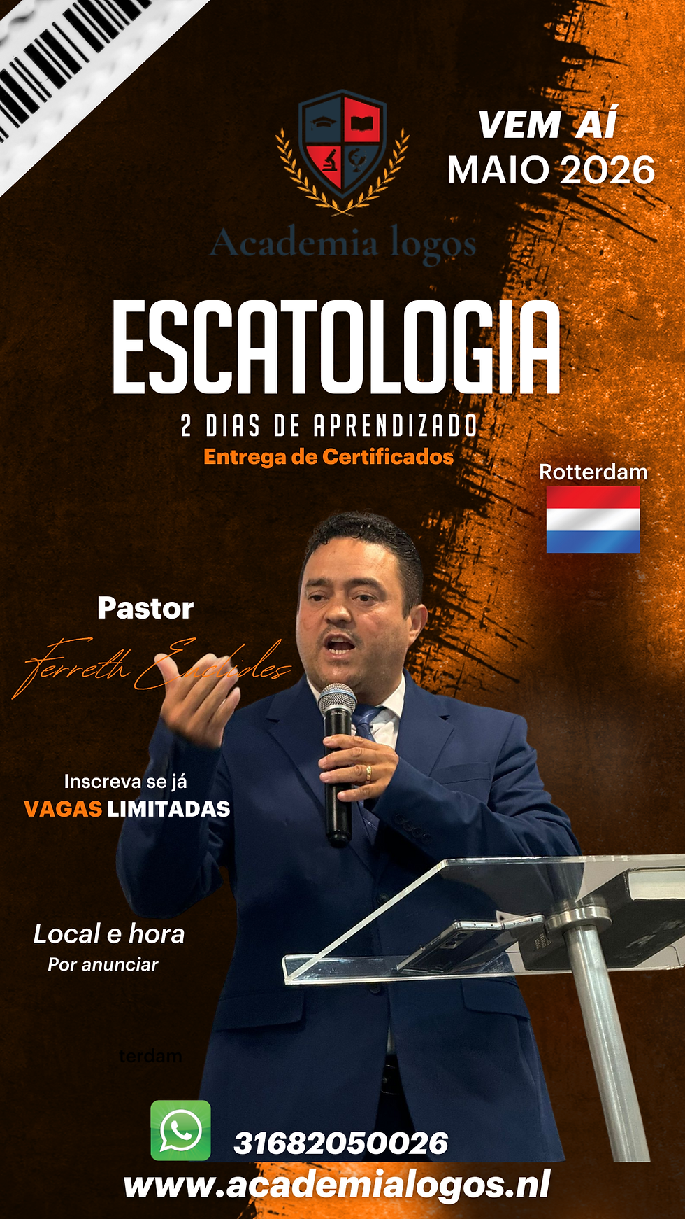 ESCATOLOGIA COM PASTOR FERRETH EUCLIDES