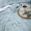 Miniatura: Cubrecama celeste TWIN