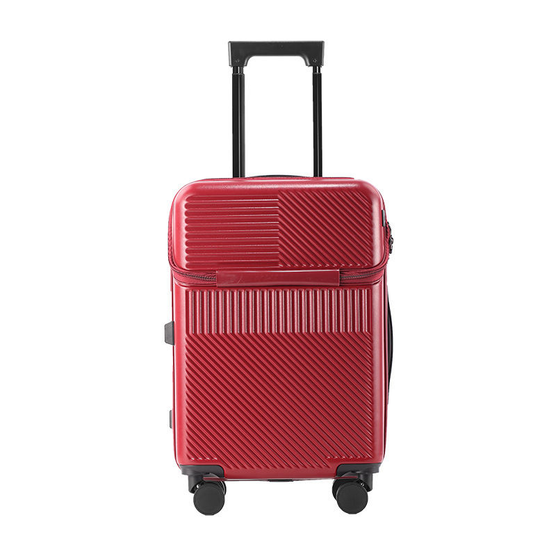Thumbnail: 20-Inch Multifunctional Travel Suitcase with Cup Holder