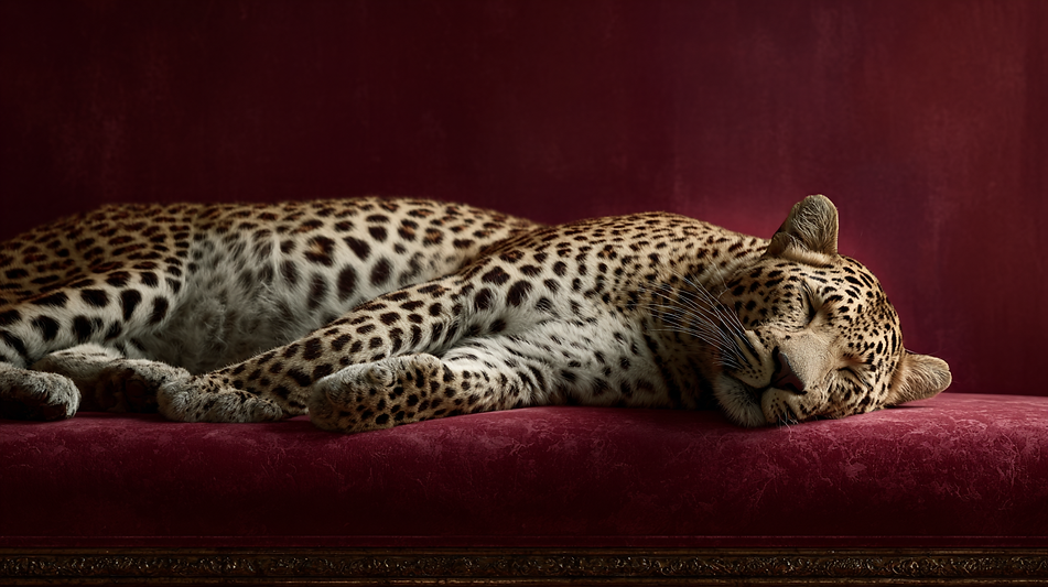 itsreallyjennifer_Leopard_lying_on_an_elegant_burgundy_sofa.__dc5c4f3a-67be-459d-be62-b8a0