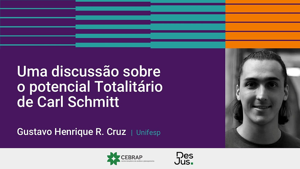 Uma discussão sobre o potencial Totalitário de Carl Schmitt