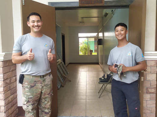 CAT Team helps Palau Chamber of Commerce renovate its office space at the PTHSE - PCC