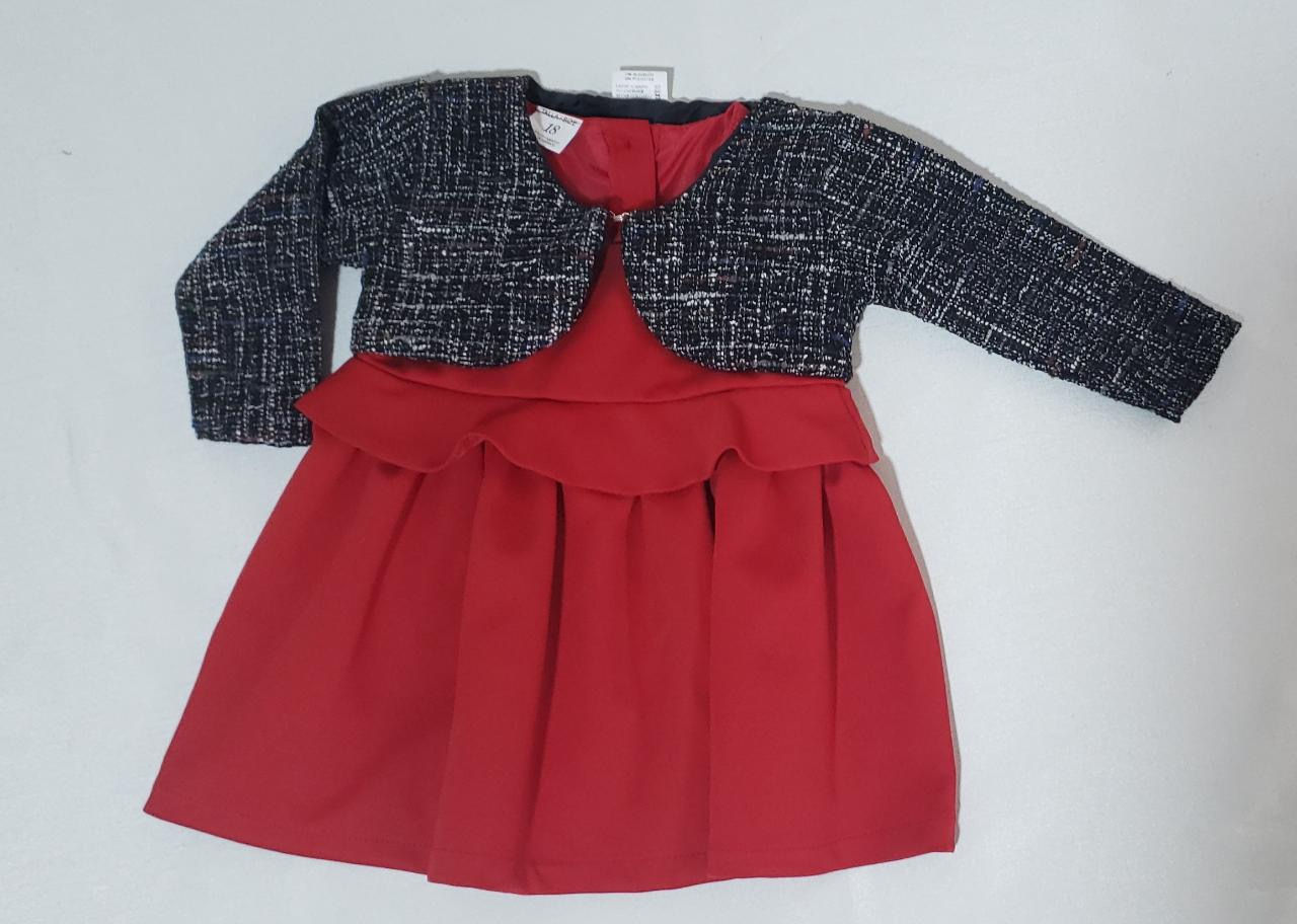Vestido bolero bebé 6 y 12 meses