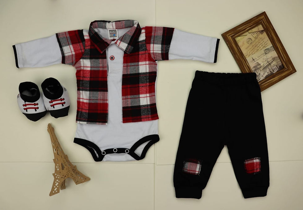 Miniatura: Conjunto bebé camisa sport