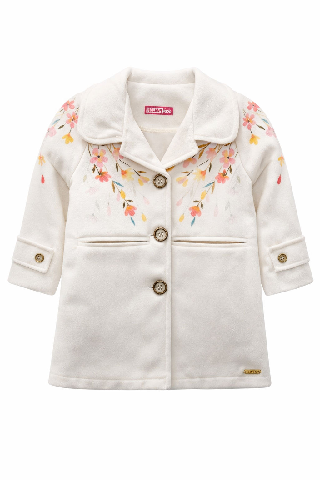 Abrigo estampado flores 