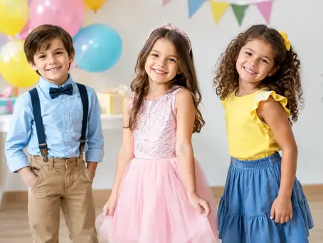 Looks para cumpleaños infantil para jugar y brillar