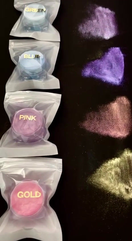Thumbnail: Pigment set AURORA BOREALIS (Northern Lights), 4 pcs.