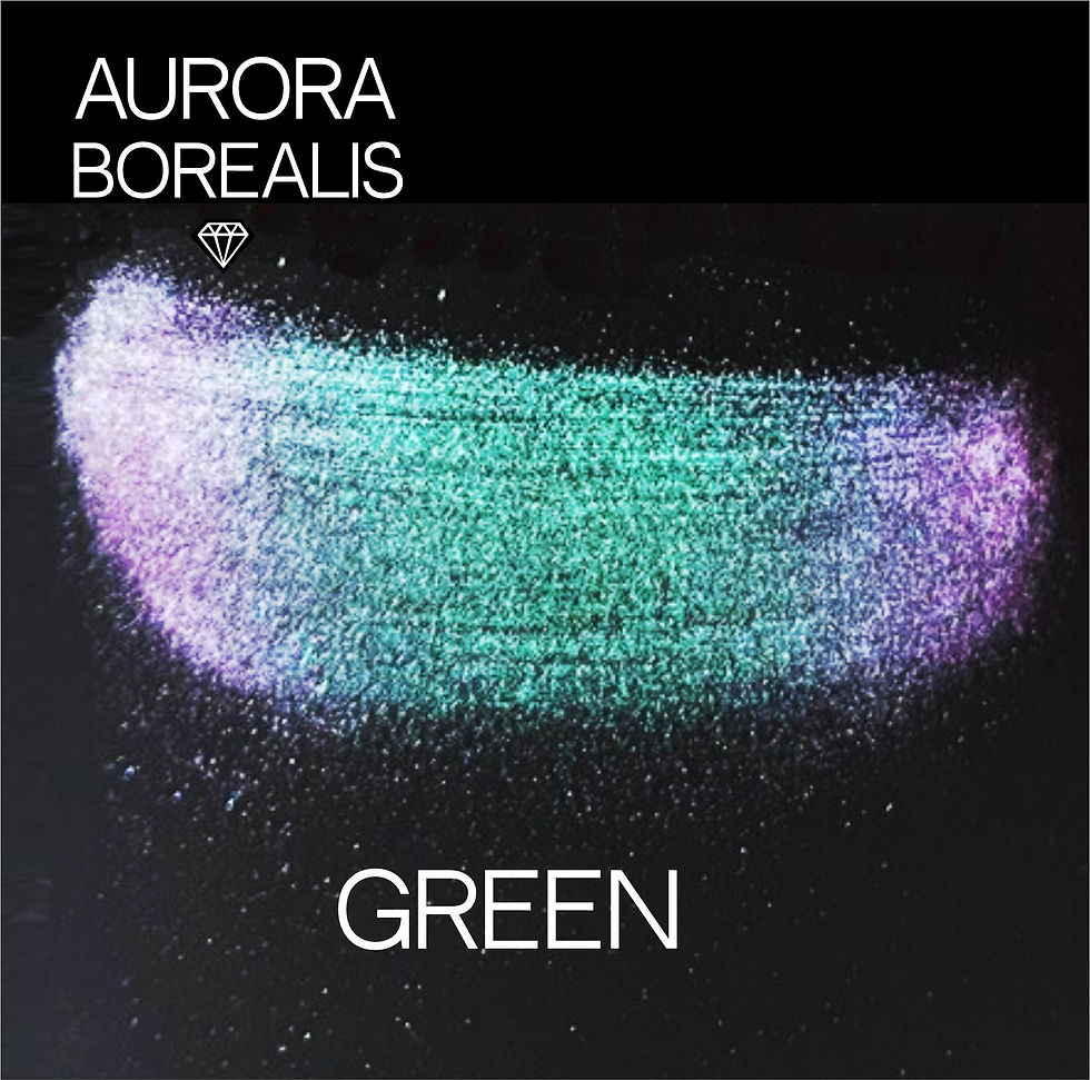 Thumbnail: Pigment set AURORA BOREALIS (Northern Lights), 4 pcs.