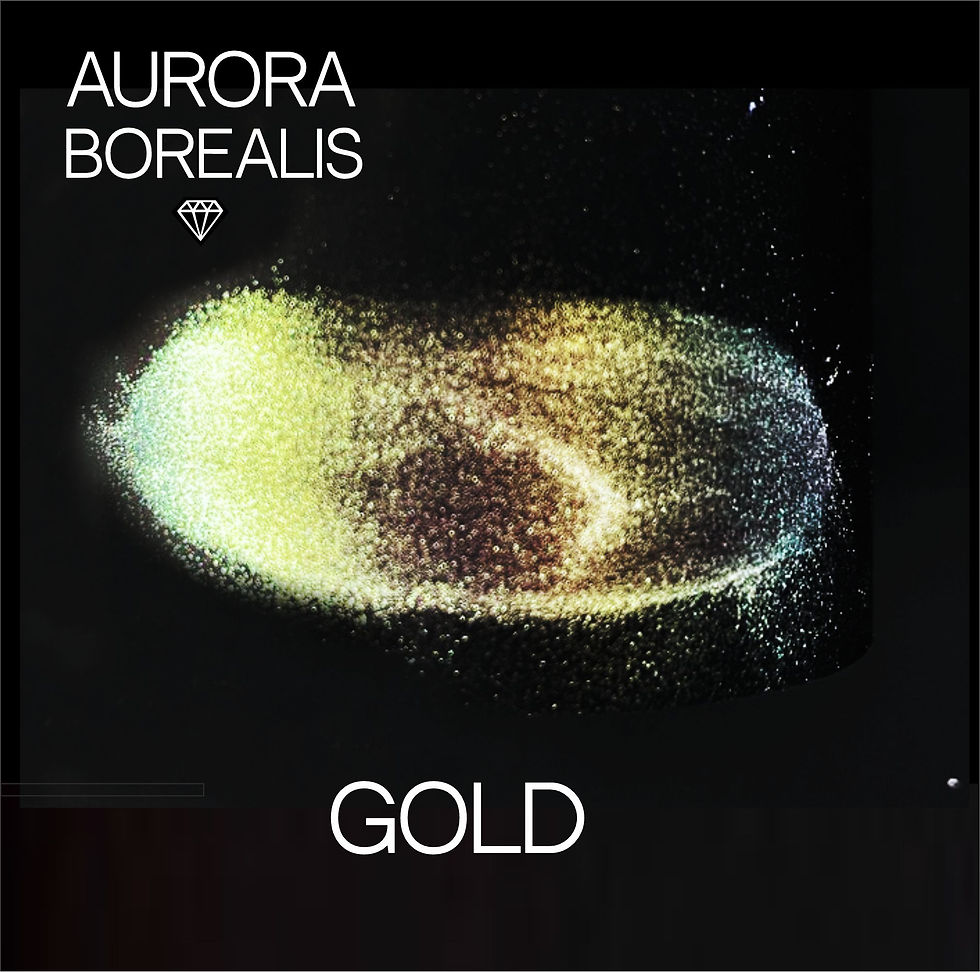 Thumbnail: Pigment set AURORA BOREALIS (Northern Lights), 4 pcs.