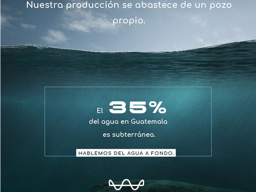 Nuestra producción se abastece de un pozo propio