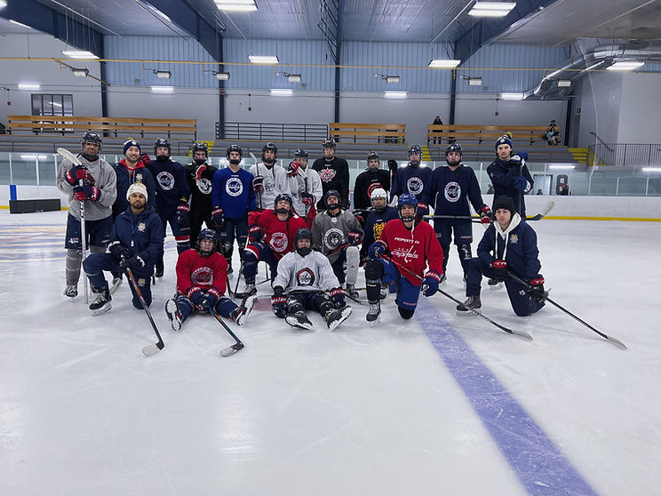 Players participating in a Wild Wolf Hockey elite summer hockey camp in Toronto and the Greater Toronto Area.