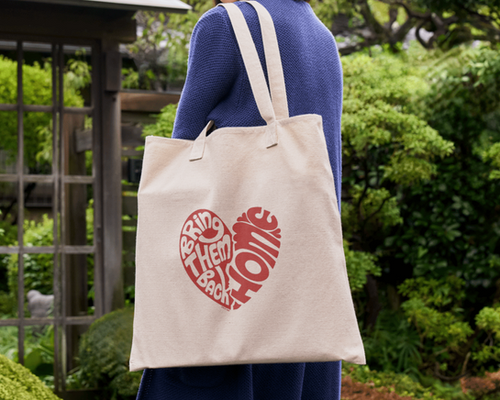 今市隆二 Heart Logo Tote Bag Broken Heart Tote Bag | BringThemHomeNOW
