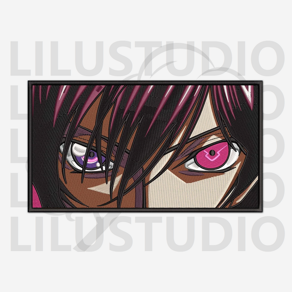 Embroidery Designs for Lelouch Lamperouge Code Geass character