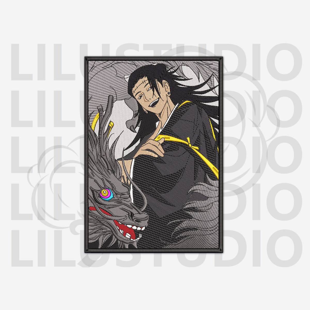 Embroidery Designs for Suguru Geto Jujutsu Kaisen character