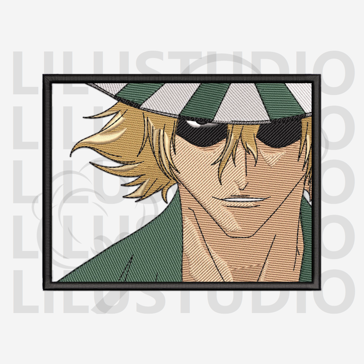 Embroidery Design for Kisuke Urahara Bleach character