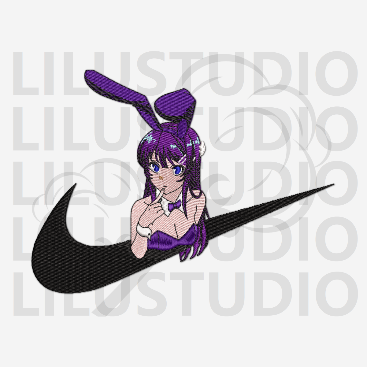 Embroidery Designs for Mai Sakurajima Aobuta character