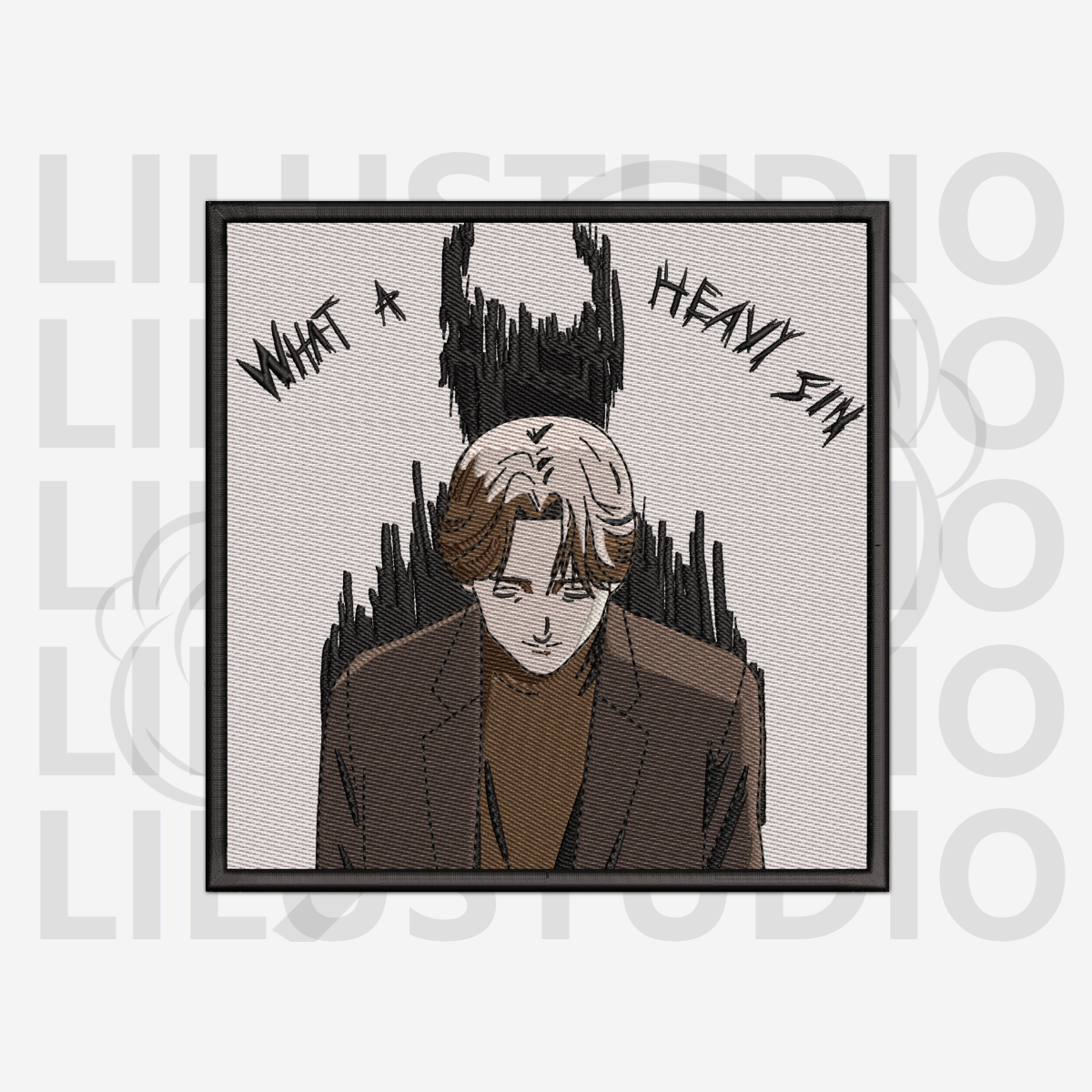 Embroidery Design for Johan Liebert Monster character