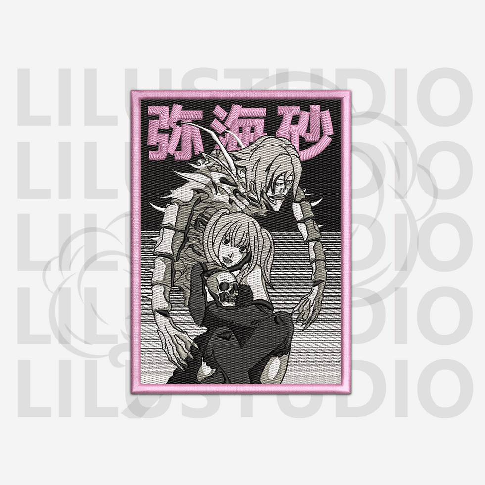 Прев'ю: Embroidery Design for Misa Amane & Rem Death Note characters
