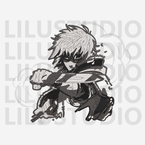 Embroidery Design for Thorfinn Vinland Saga character | LiluStudio