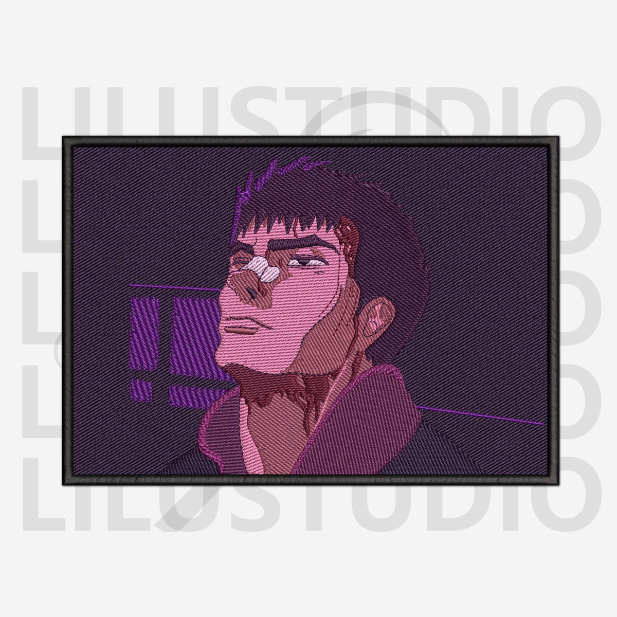 Embroidery Design for Guts Berserk character