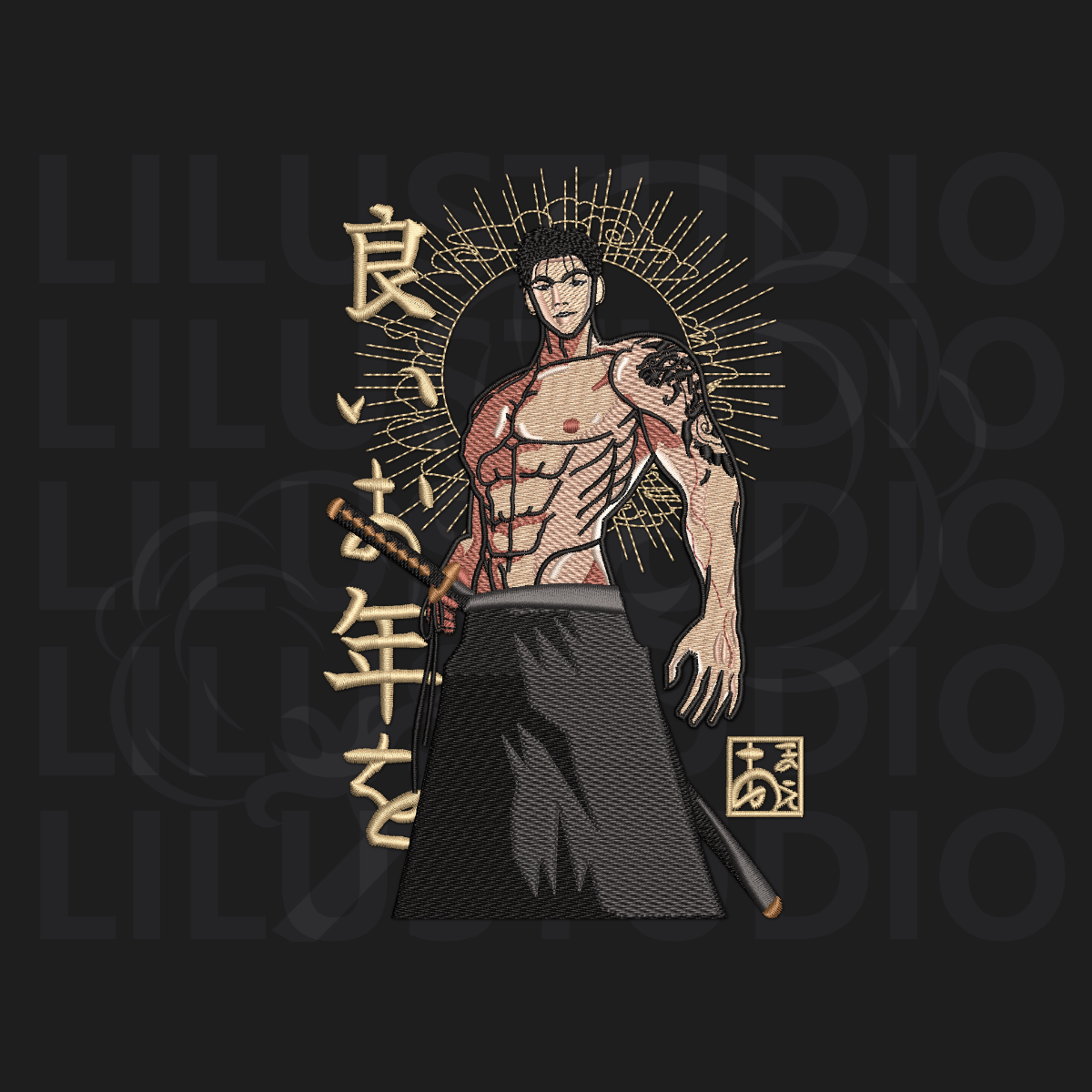 Embroidery Design for Joo Jaekyung Jinx character