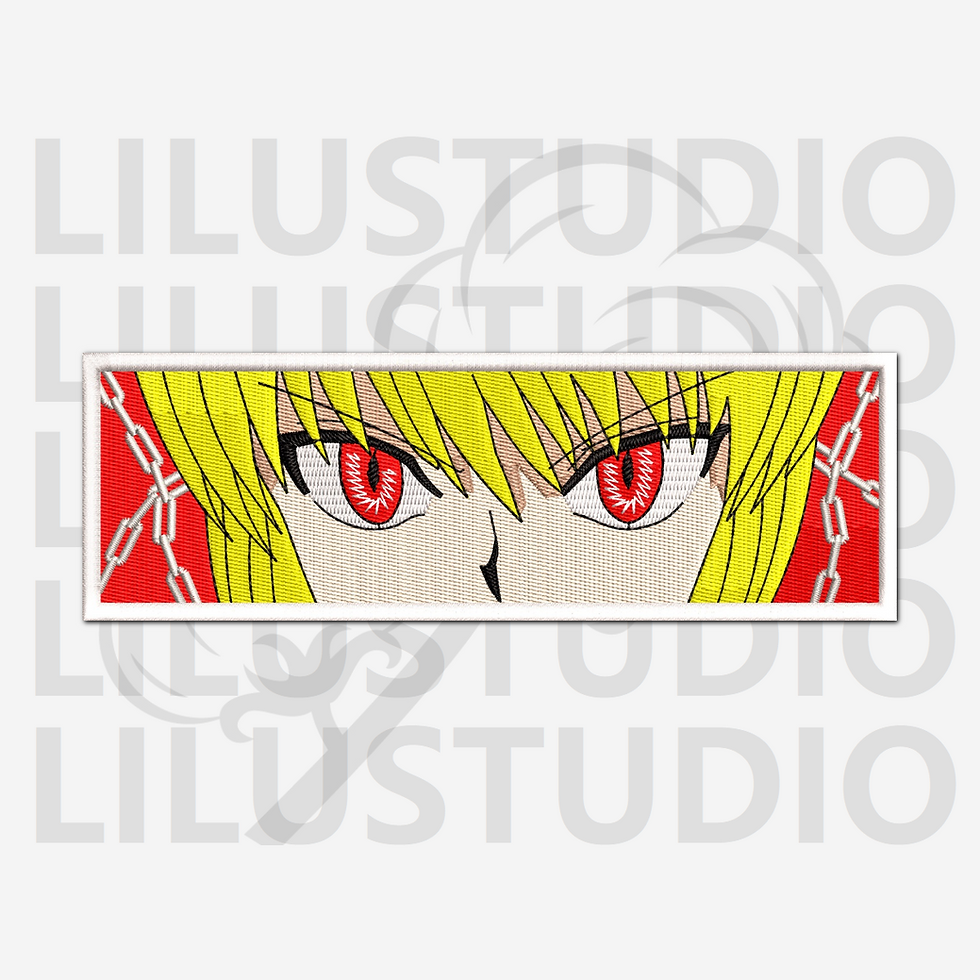 Embrdery Designs for Kurapika Hunter × Hunter character