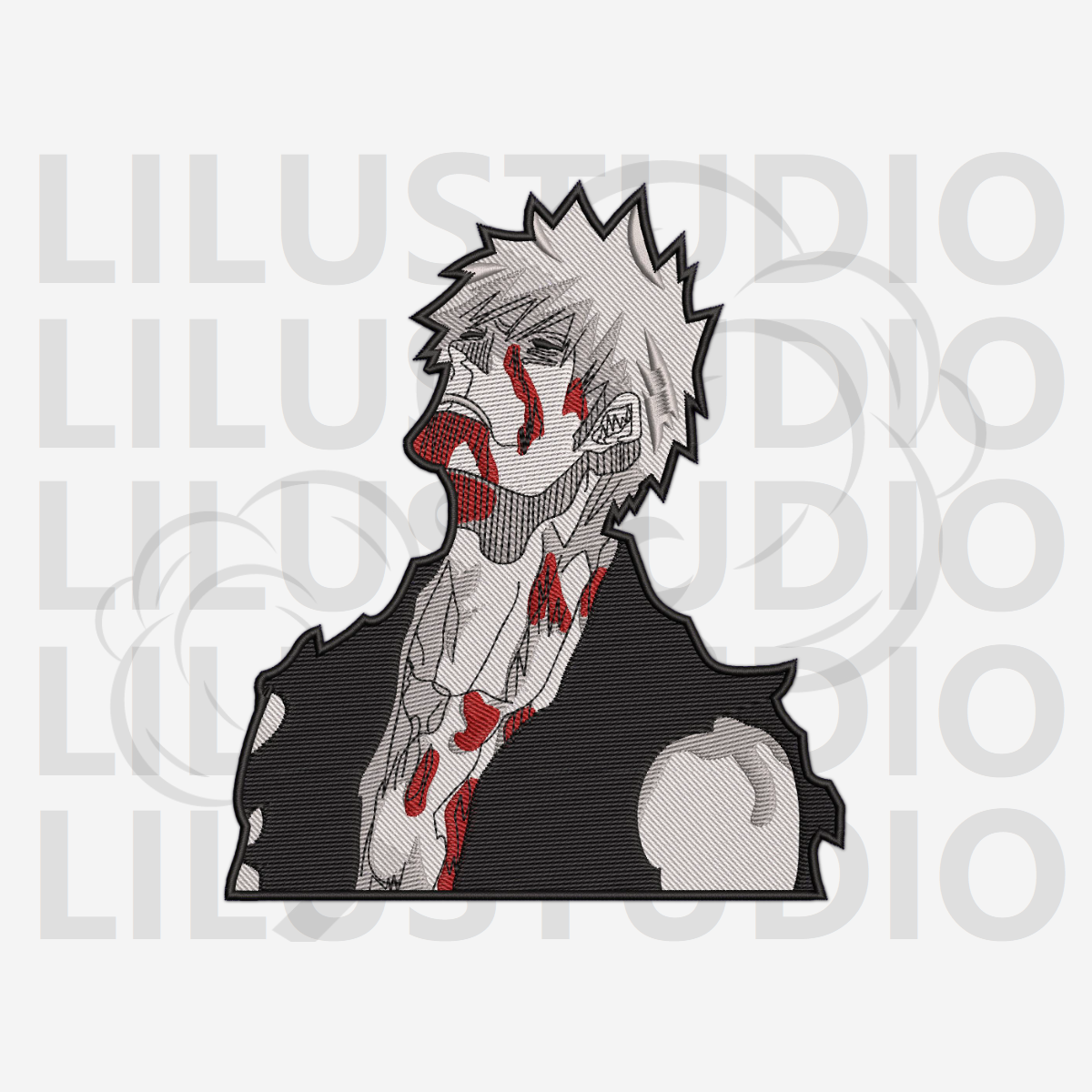 Embroidery Design for Ichigo Kurosaki Bleach character