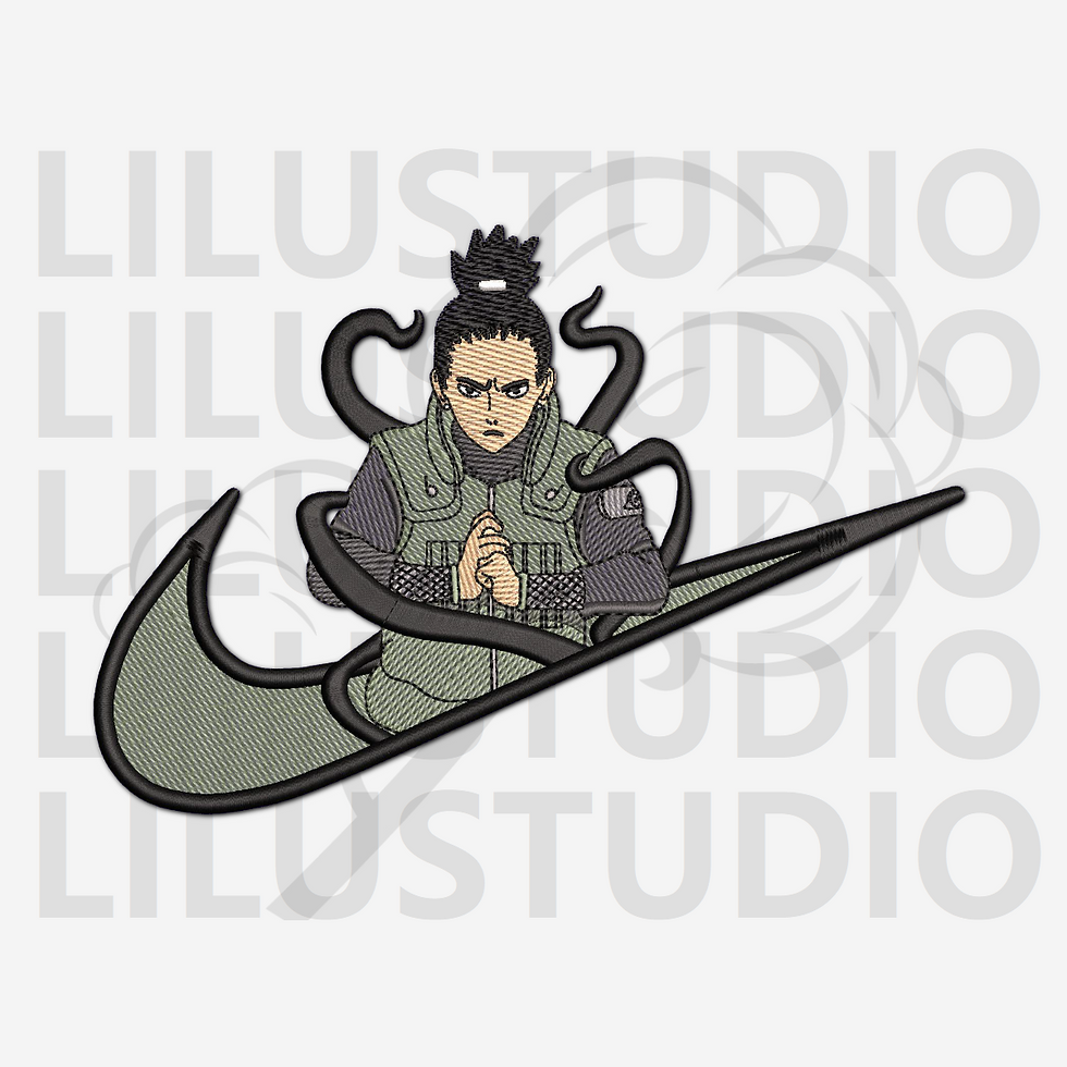 Embroidery Designs for Shikamaru Nara Naruto character