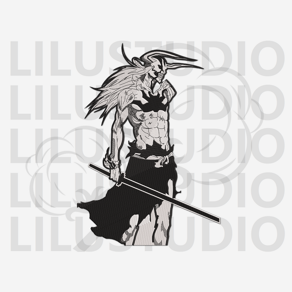 Embroidery Design for Ichigo Kurosaki Bleach character