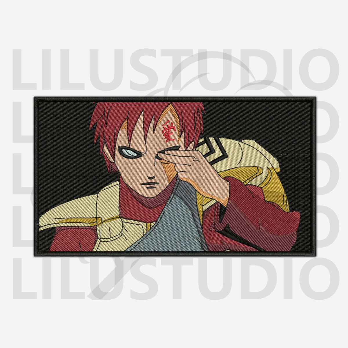 Embroidery Designs for Gaara Naruto character