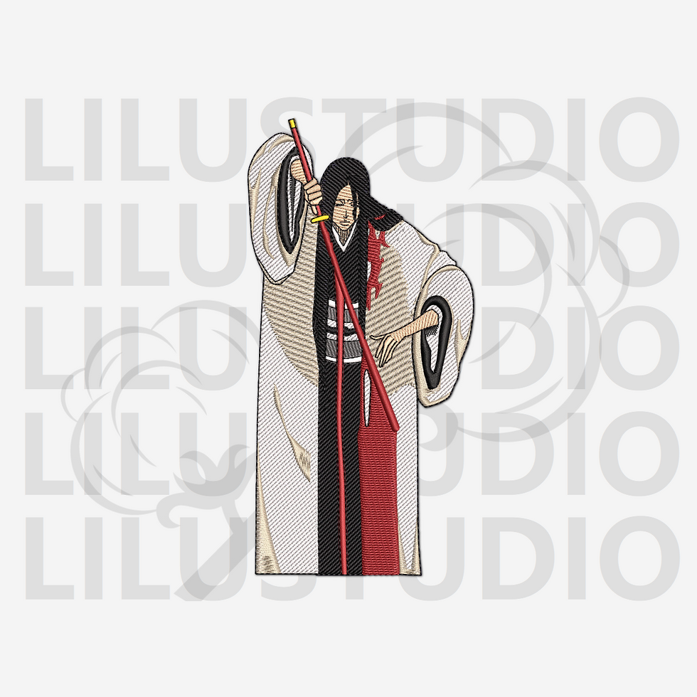 Embroidery Design for Retsu Unohana Bleach character