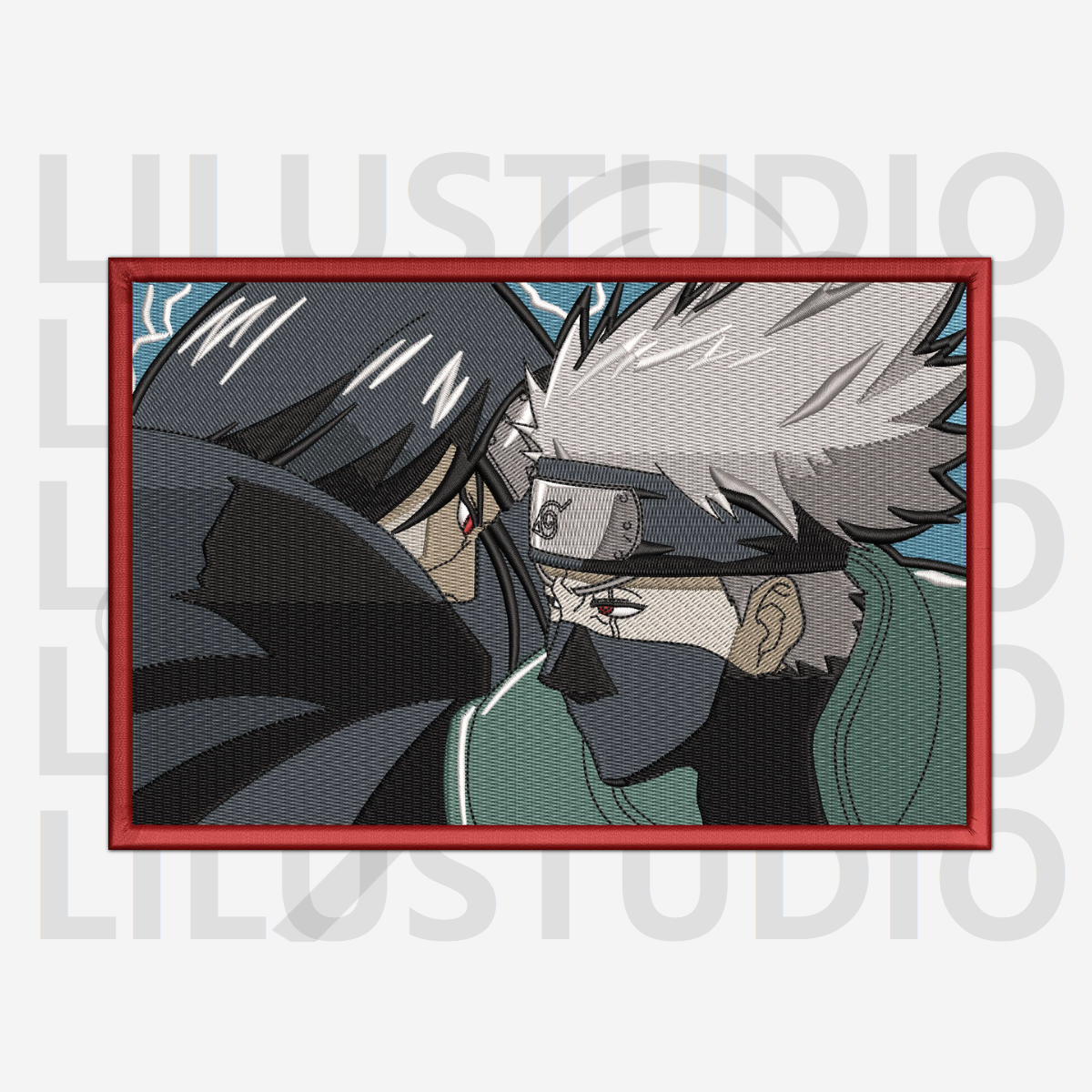 Embroidery Design for Itachi & Kakashi Hatake Naruto characters