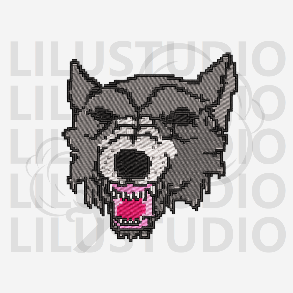 Embroidery Design for Dennis Hotline Miami character
