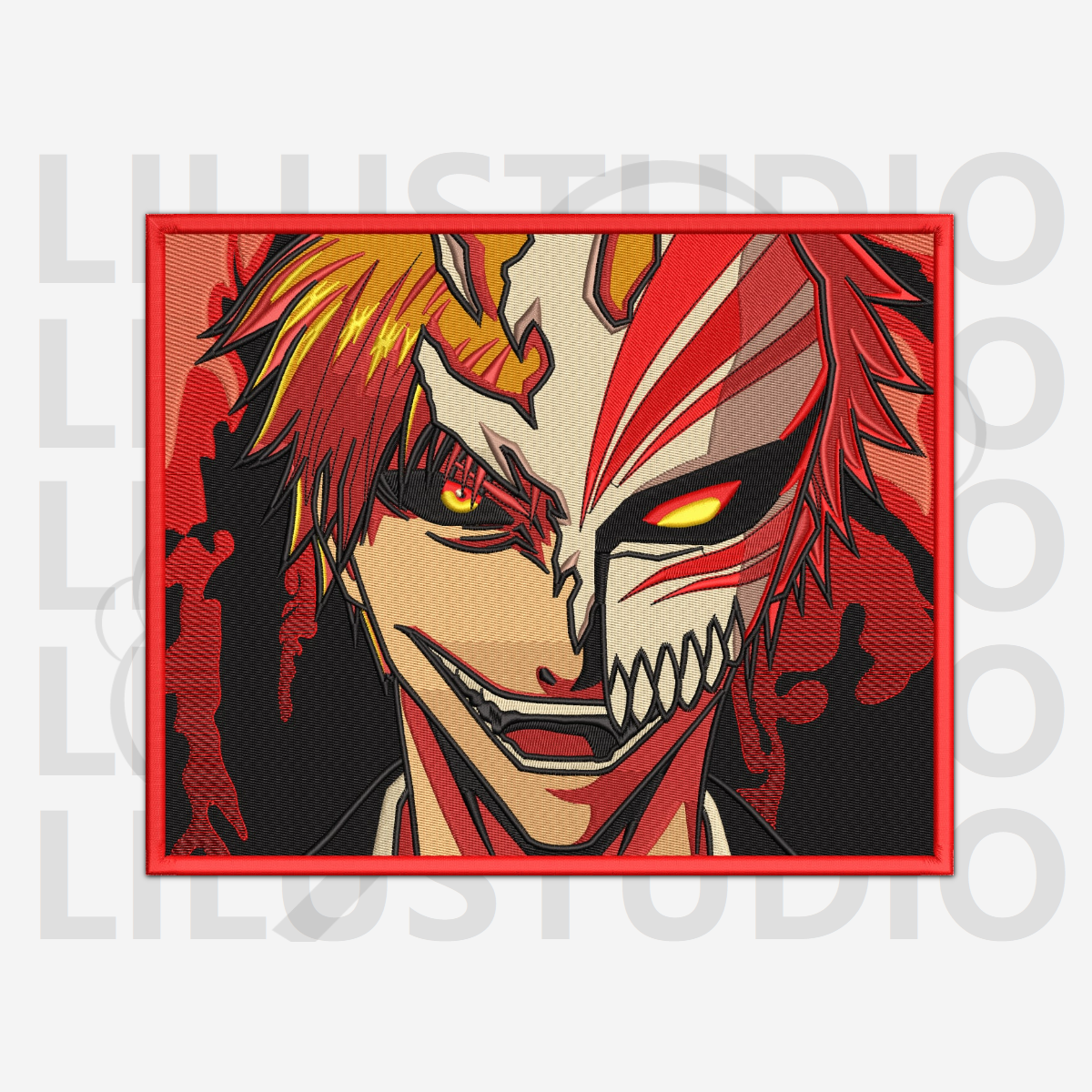 Embroidery Design for Ichigo Kurosaki Bleach character