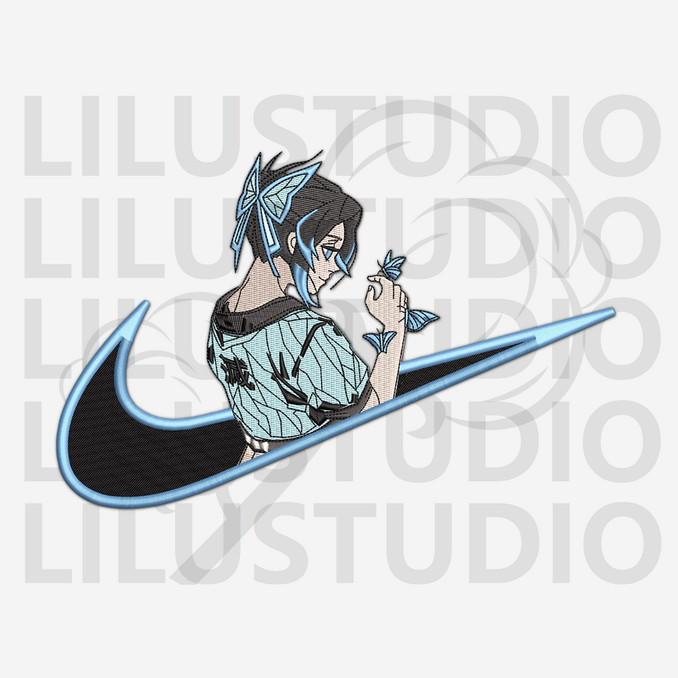 Embroidery Designs for Shinobu Kochou Demon Slayer character