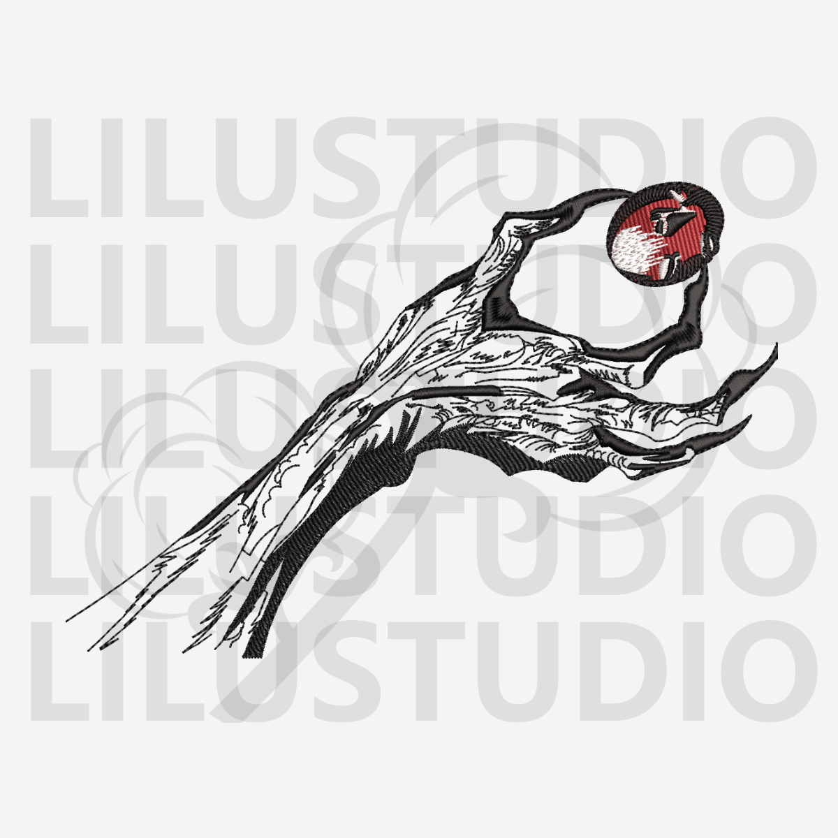 Embroidery Design for Guts Berserk character