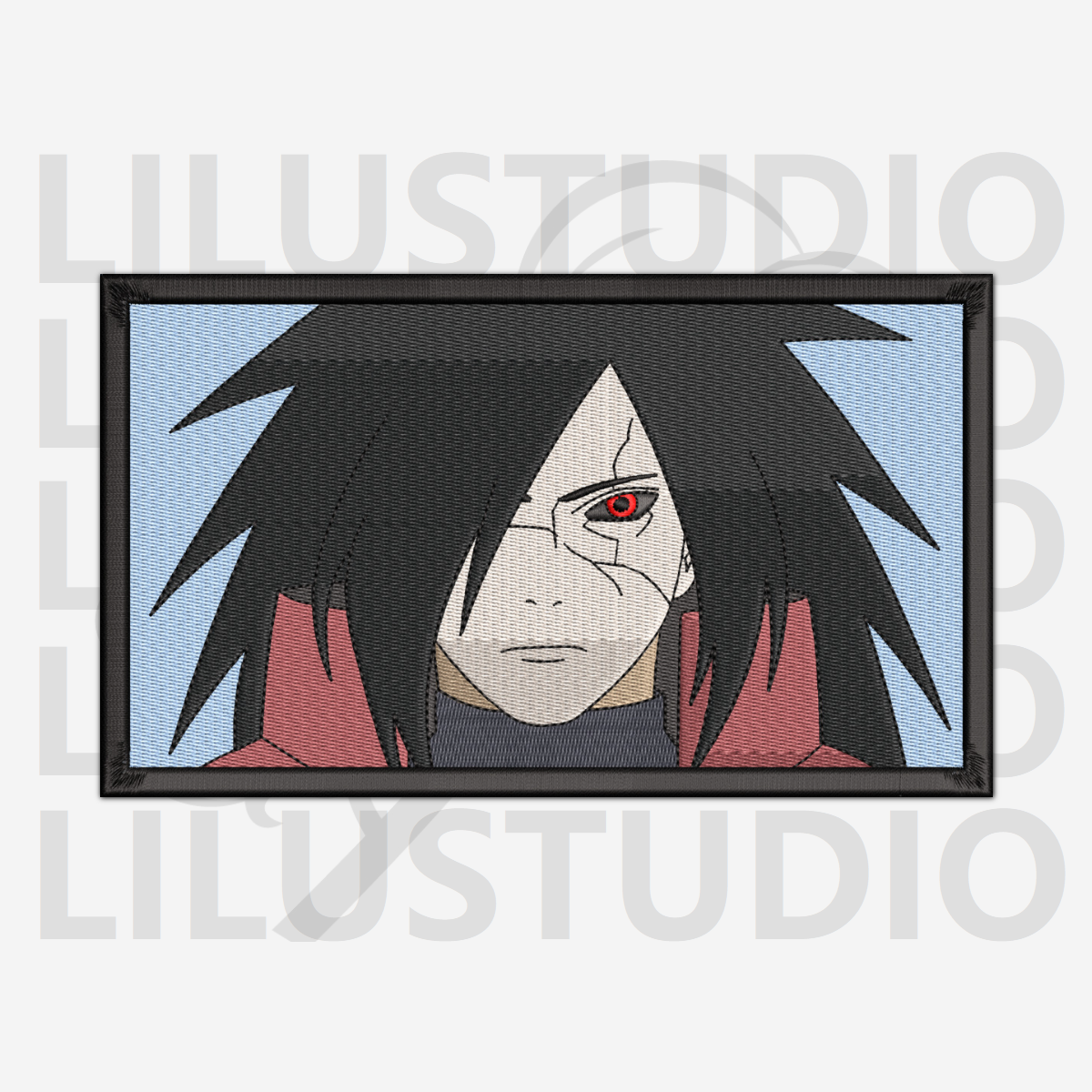 Embroidery Design for Madara Uchiha Naruto character