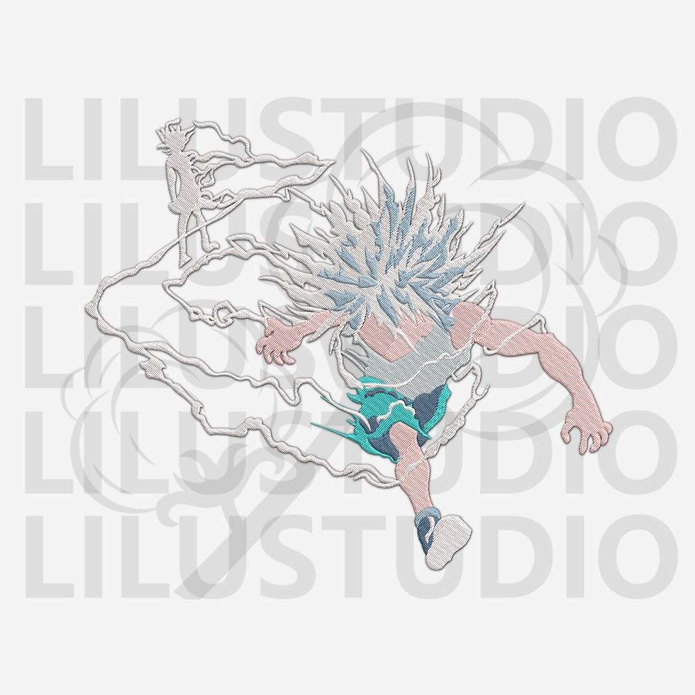 Embroidery Designs for Killua Zoldyck Hunter × Hunter character