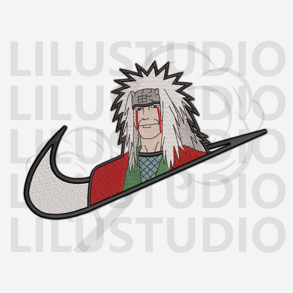 Embroidery Designs for Jiraiya Naruto character