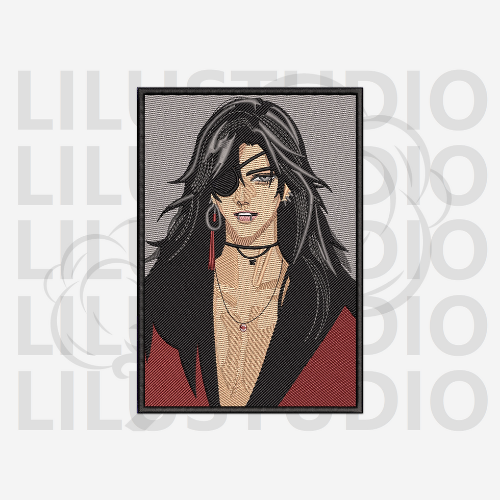 Embrdery Designs for Hua Cheng Tian Guan Cifu character