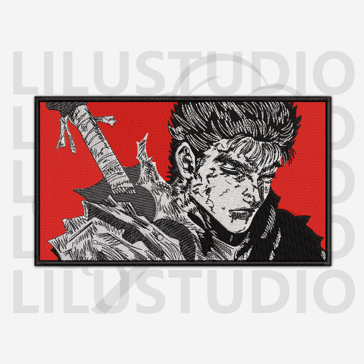 Embroidery Designs for Guts Berserk character