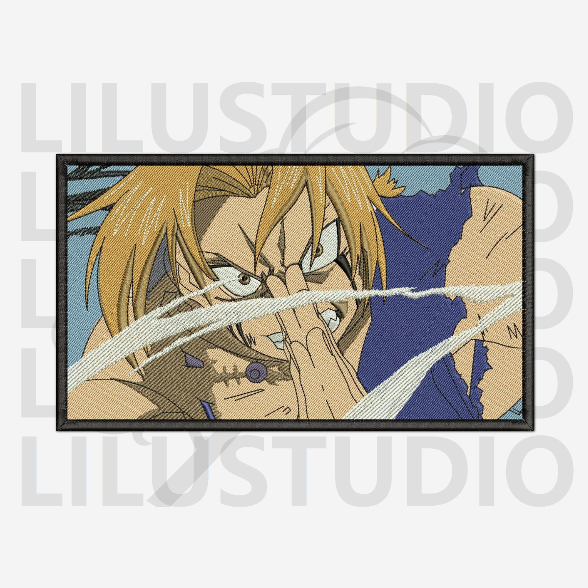 Embroidery Design for Edward Elric Fullmetal Alchemist character
