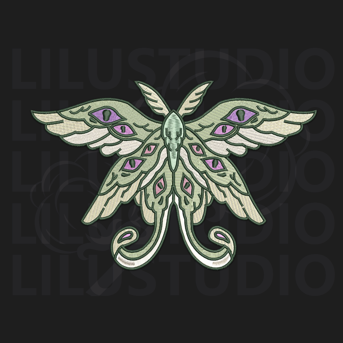Embroidery Design for Other Collection — Cherubic Wings