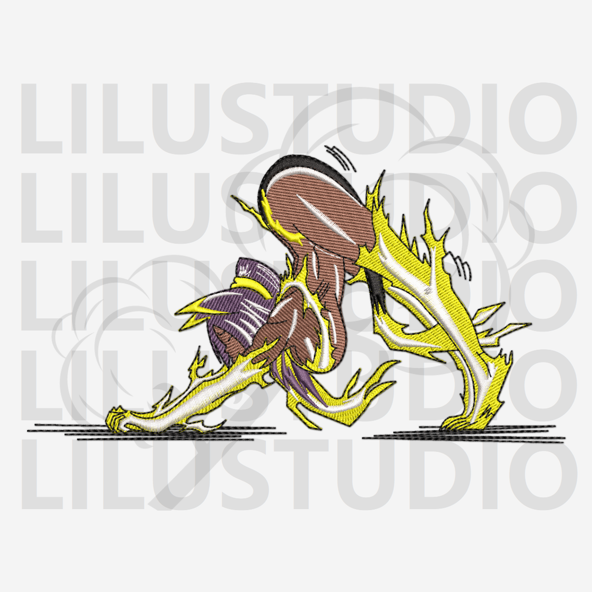 Embroidery Design for Yoruichi Shihoin Bleach character