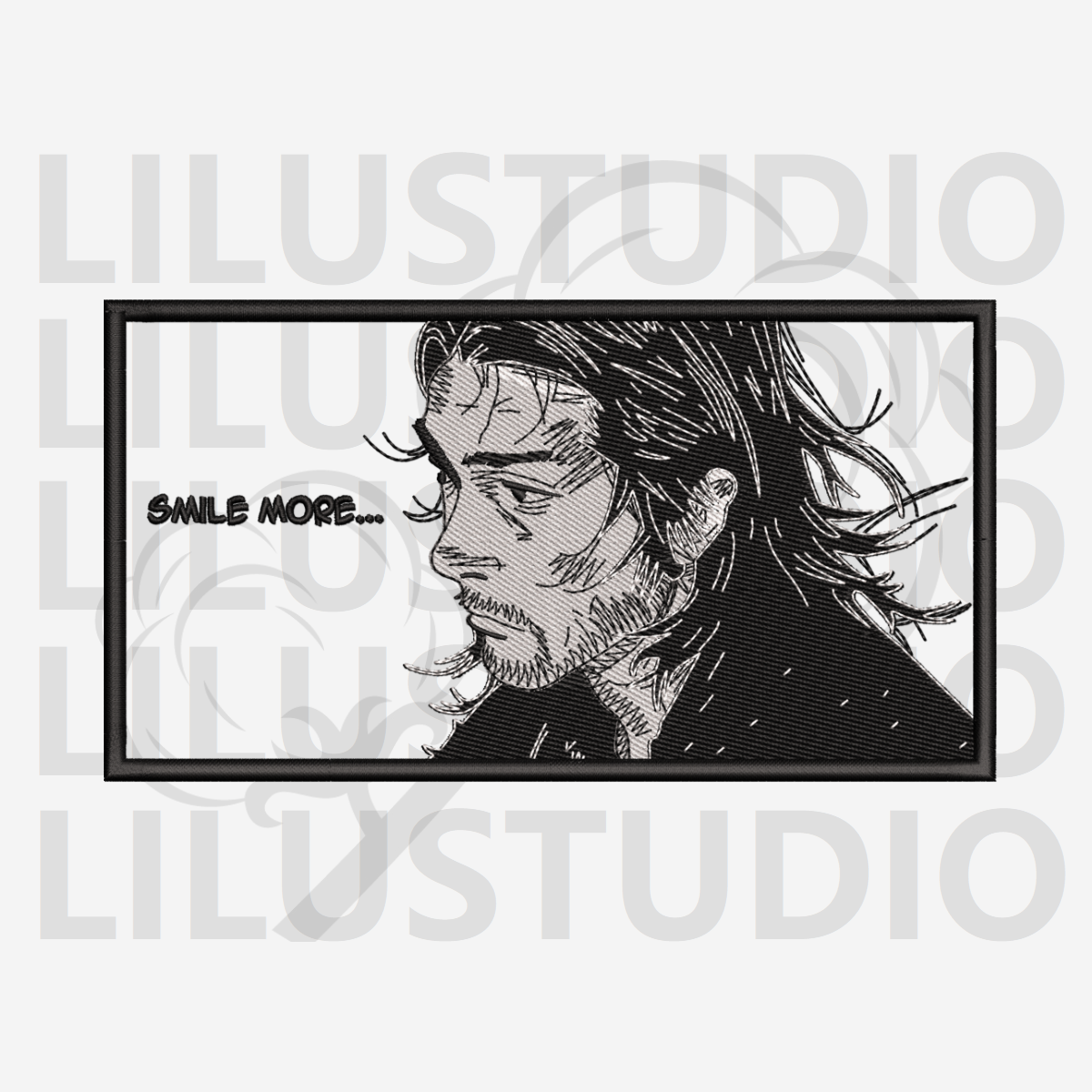 Embroidery Design for Musashi Miyamoto Vagabond character