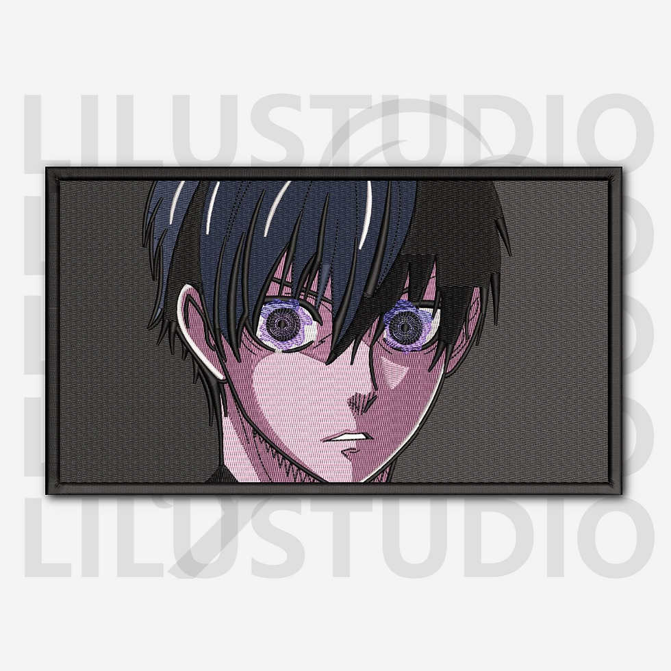 Embroidery Design for Yoichi Isagi Blue Lock character